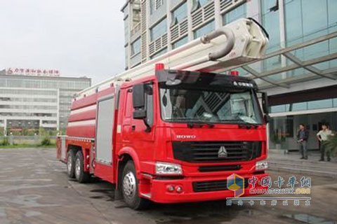 25米舉高噴射消防車