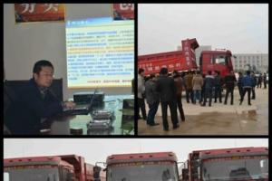 新M3000渣土車登陸長株潭 陜汽重卡譽滿三湘