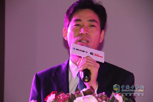 陜西重汽銷售公司總工程師兼汽車工程研究院副院長邵國強(qiáng)