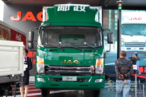 江淮 帥鈴中卡 165馬力 4X2 排半載貨車(郵政)