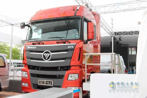 歐曼GTL 6系重卡 430馬力 6X4 牽引車 側(cè)臉