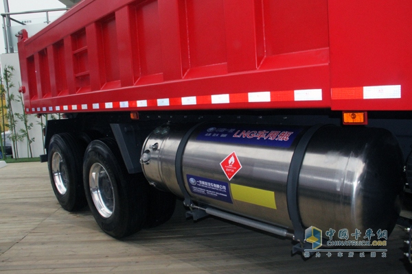 解放 J6P重卡 350馬力 6X4 LNG自卸車 LNG瓶