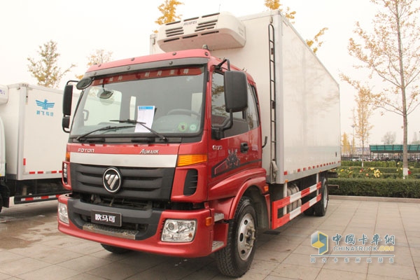 福田歐馬可 168馬力 4×2冷藏車(chē)（BJ5169XLC-F2型）