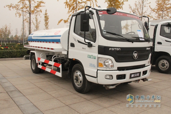 福田歐馬可 141馬力 4×2灑水車(chē)（BSZ5083GSSC4T033）