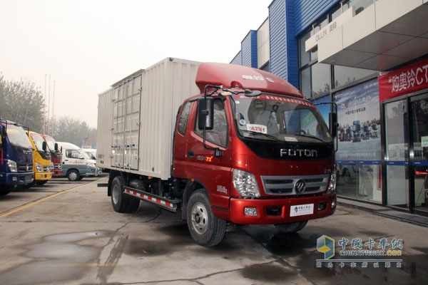福田奧鈴CTX 154馬力 4×2廂式排半保溫車