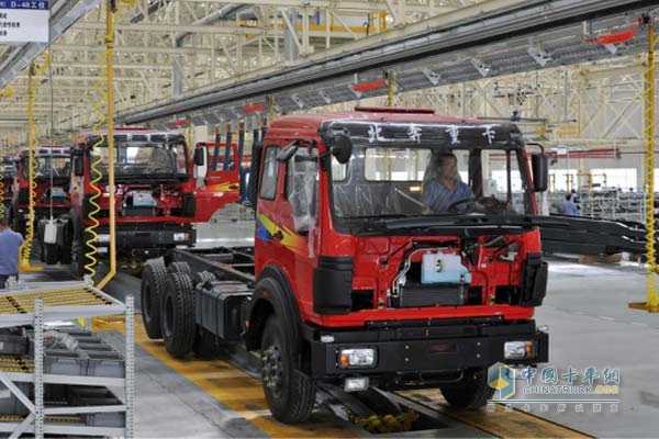 北奔重卡汽車(chē)生產(chǎn)線(xiàn)