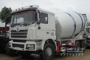 陜汽 德龍F(tuán)3000 336馬力 6X4 國(guó)四 雙燃料混凝土攪拌車(chē)