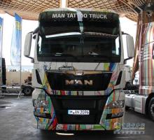 滾動的藝術(shù)品 德國曼恩卡車與“搖滾”一同出發(fā)