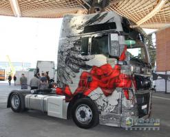 滾動的藝術(shù)品 德國曼恩卡車與“搖滾”一同出發(fā)