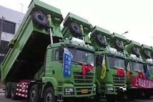 綠色渣運(yùn) 陜汽重卡上海舉行新M3000環(huán)保渣土車交車儀式