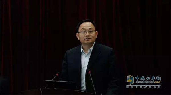 北奔集團(tuán)副總經(jīng)理、營(yíng)銷公司總經(jīng)理汪寶營(yíng)