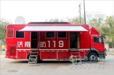 濟南消防新購置指揮車