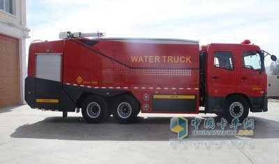 青海海北消防完成水罐消防車驗收