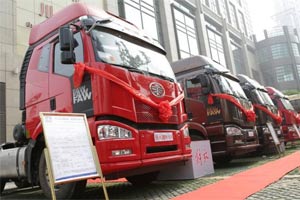 簽約51輛 解放J6領航版牽引車投放四川成都