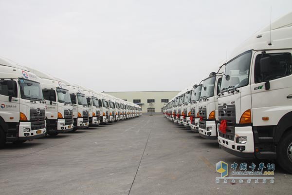 萬路達(dá)物流使用的廣汽日野卡車