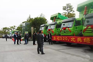 北奔重卡新型智能渣土車杭州簽單50臺(tái)