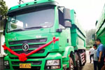  陜汽新型國(guó)五渣土車(chē)上海武漢批量交車(chē)