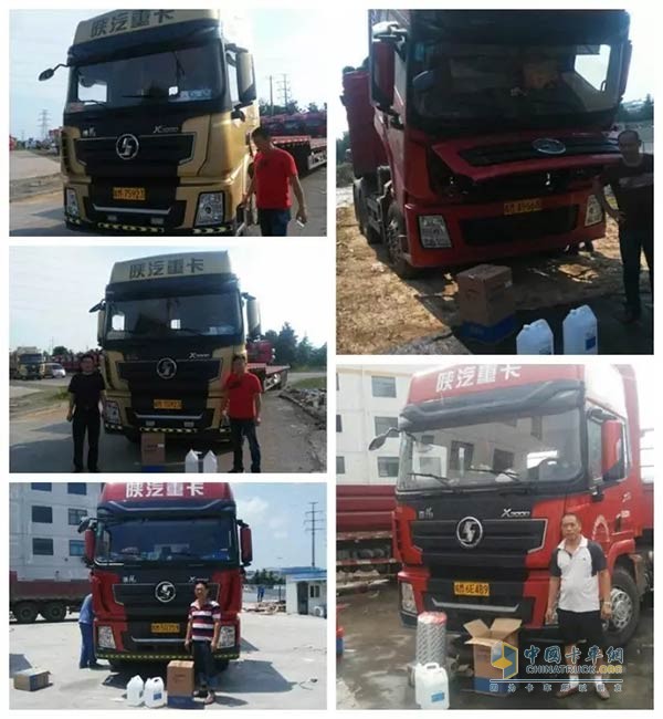 德龍X3000載貨車(chē)走進(jìn)樟樹(shù)