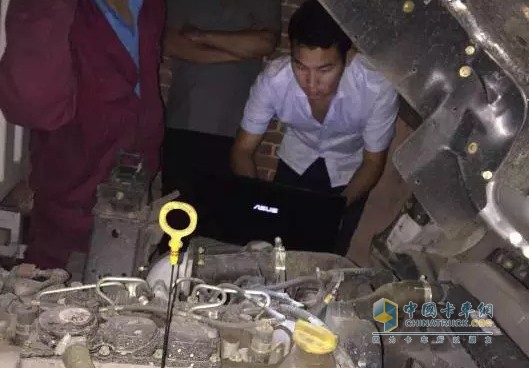 云內(nèi)技術人員及時處理故障
