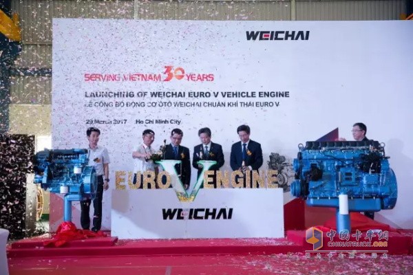 濰柴在越南上市歐V排放發(fā)動(dòng)機(jī)
