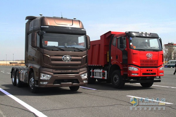 解放J7、J6P無人駕駛卡車
