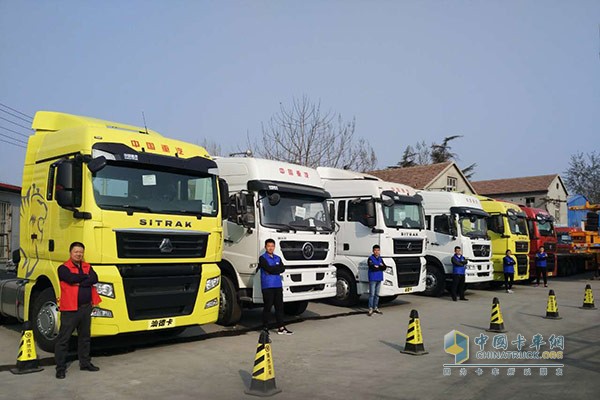 山東卡航之家物流車隊(duì)運(yùn)輸車——汕德卡