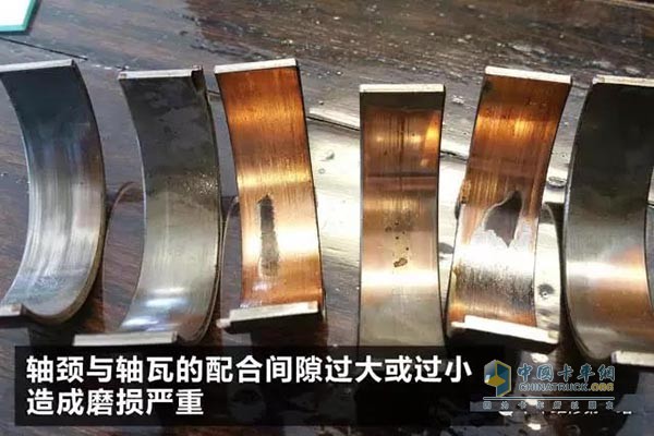 曲軸軸頸磨損后與軸瓦配合間隙增大