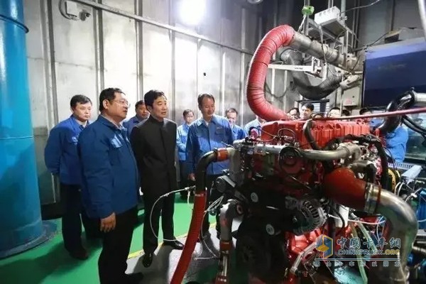 玉柴發(fā)動機測試實驗