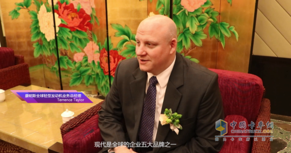 康明斯全球輕型發(fā)動機業(yè)務總經(jīng)理Terrence Taylor