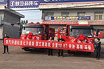 陜汽軒德進山西，現(xiàn)場訂車19臺