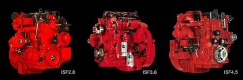 歐馬可超級卡車配裝的康明斯ISF2.8、ISF3.8、ISF4.5L發(fā)動機