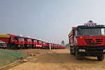 上汽紅巖環(huán)保渣土車助力建設(shè)美麗懷化
