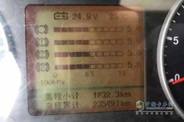 趙師傅的東風天龍啟航版450里程表