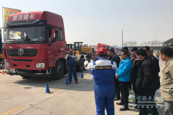 2018年陜汽重卡中國黃金車王大獎(jiǎng)比賽現(xiàn)場圖片