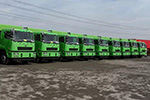 再下一城 20臺(tái)華菱新型城市渣土車(chē)交付上海客戶