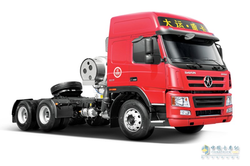 大運重卡 新N8E 6×4 350/336馬力LNG系列牽引車