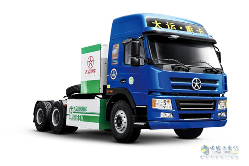 大運(yùn)E8重卡純電動 6×4 牽引車