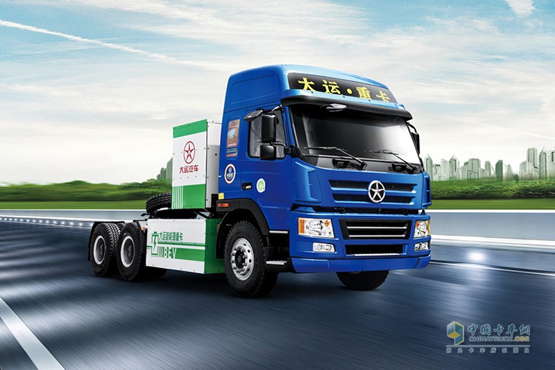 大運(yùn)E8重卡純電動 6×4 牽引車