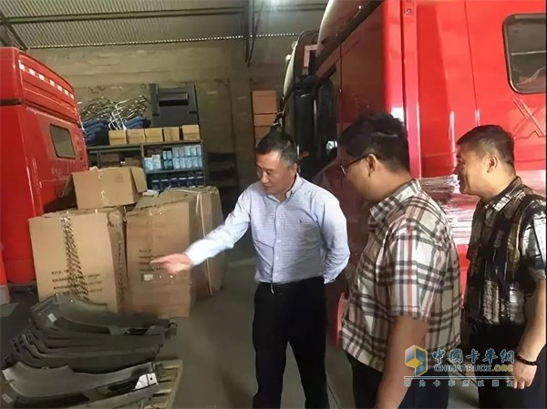 徐工汽車羅總現(xiàn)場調(diào)研備件儲運(yùn)管理