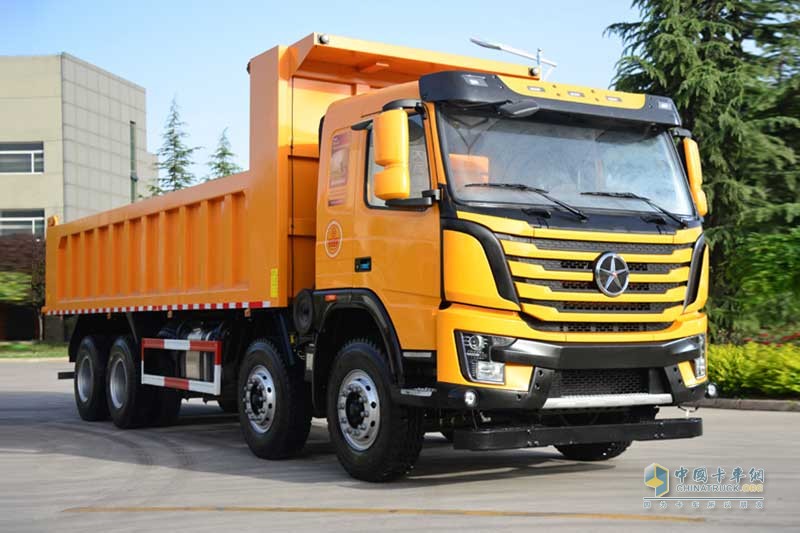 大運(yùn)重卡 N8V系列 8×4 350馬力 工程自卸車