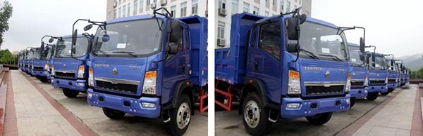 重汽豪曼自卸車(chē)