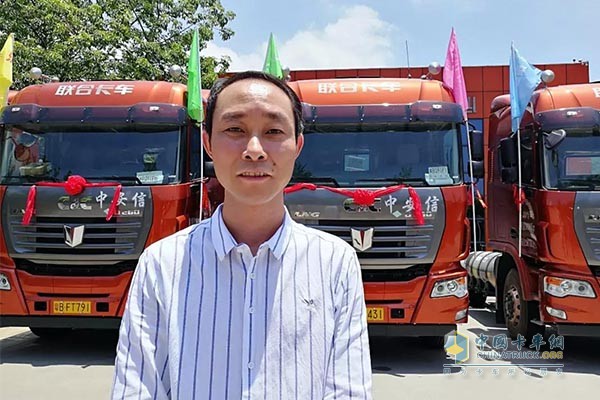 中安信物流有限公司連續(xù)四年采購聯合卡車