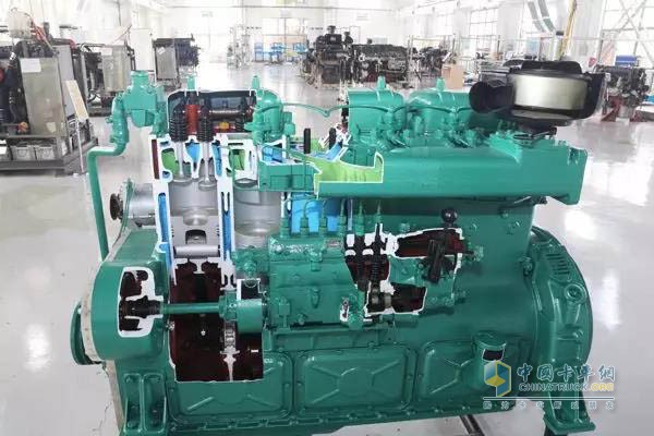 上柴發(fā)動機剖視教具