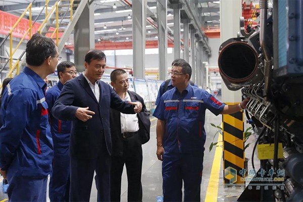 安進走訪玉柴快制基地、生產(chǎn)車間、研發(fā)中心
