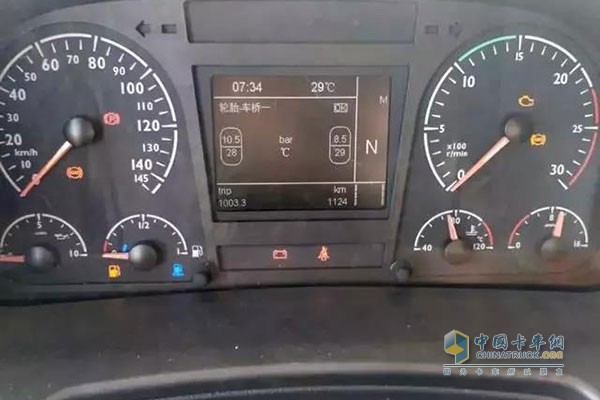 歐曼EST A超級(jí)卡車儀表板