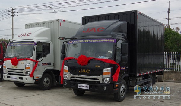 ?加恩科技在購車方面步步為營，分批次購買江淮帥鈴