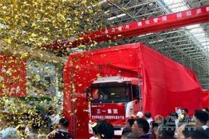 搞事情！全國首臺純電動無人駕駛攪拌車成功下線！