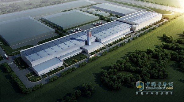 河北長征汽車制造有限公司搬遷改造項(xiàng)目新建聯(lián)合廠房鳥瞰圖