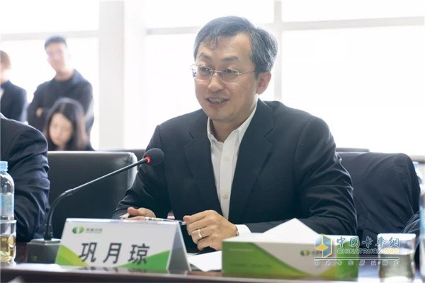 福田汽車集團(tuán)黨委書記、總經(jīng)理鞏月瓊