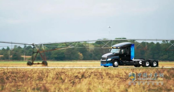 氫燃料電池的電動動力重卡